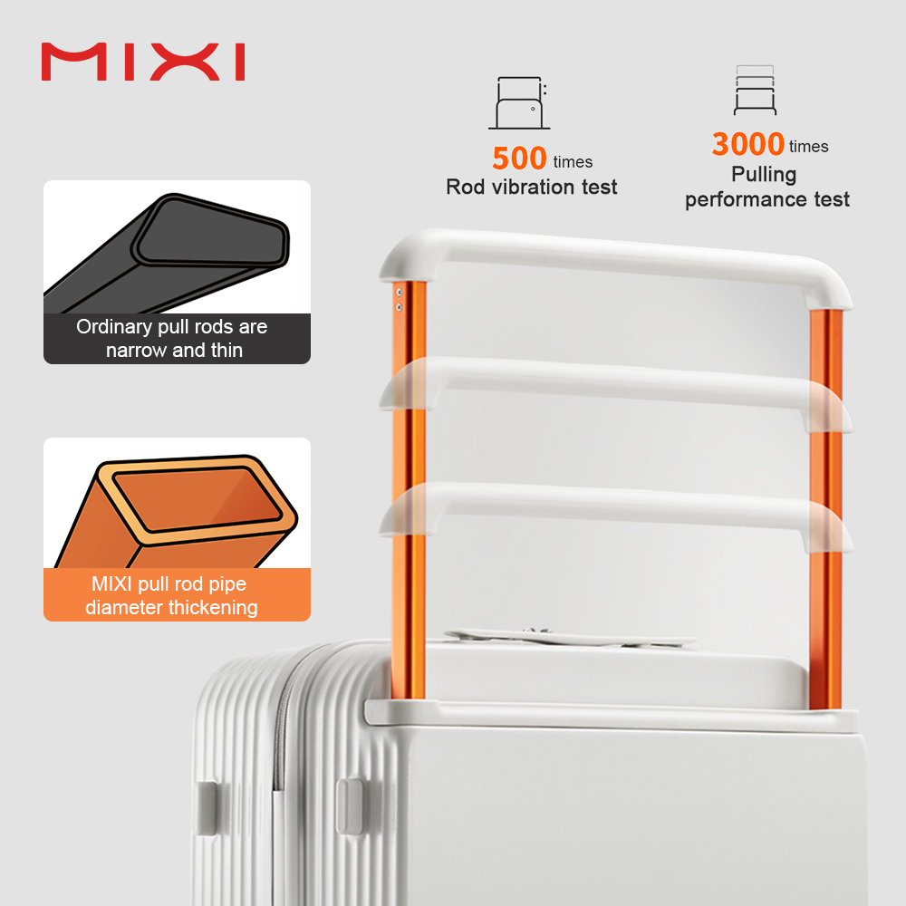 20” Wide Handle PC Carry-On Luggage – TSA Lock Travel Suitcase