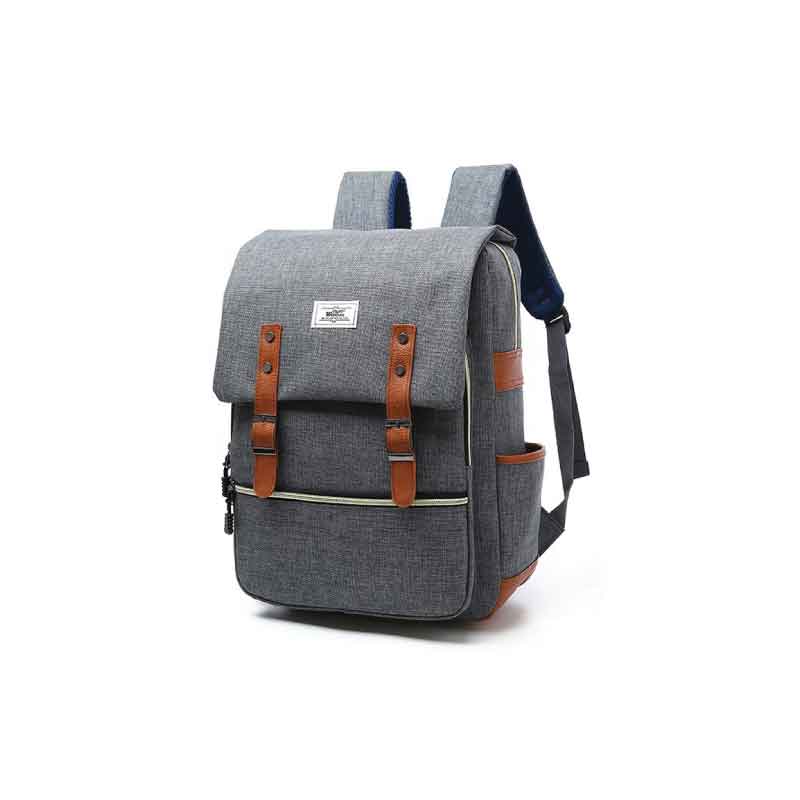 Hot Sale Waterproof Oxford Polyester Laptop Backpack with Zipper Closure and External Frame for Unisex School College Use