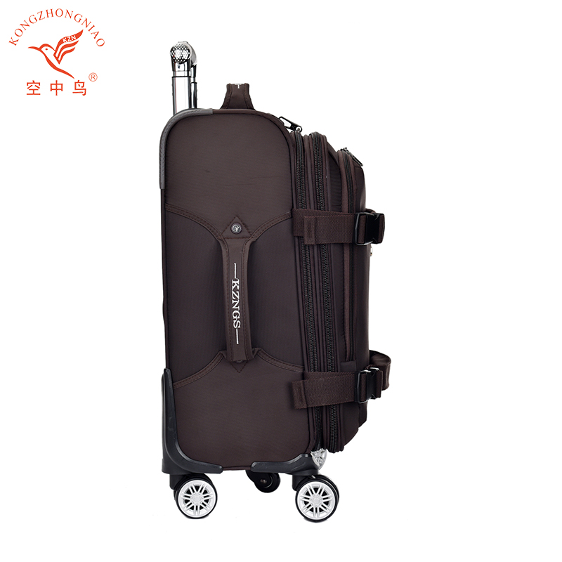 KZNGS KINGS 4-Piece Rolling Luggage Set – Durable Fabric Travel Bags