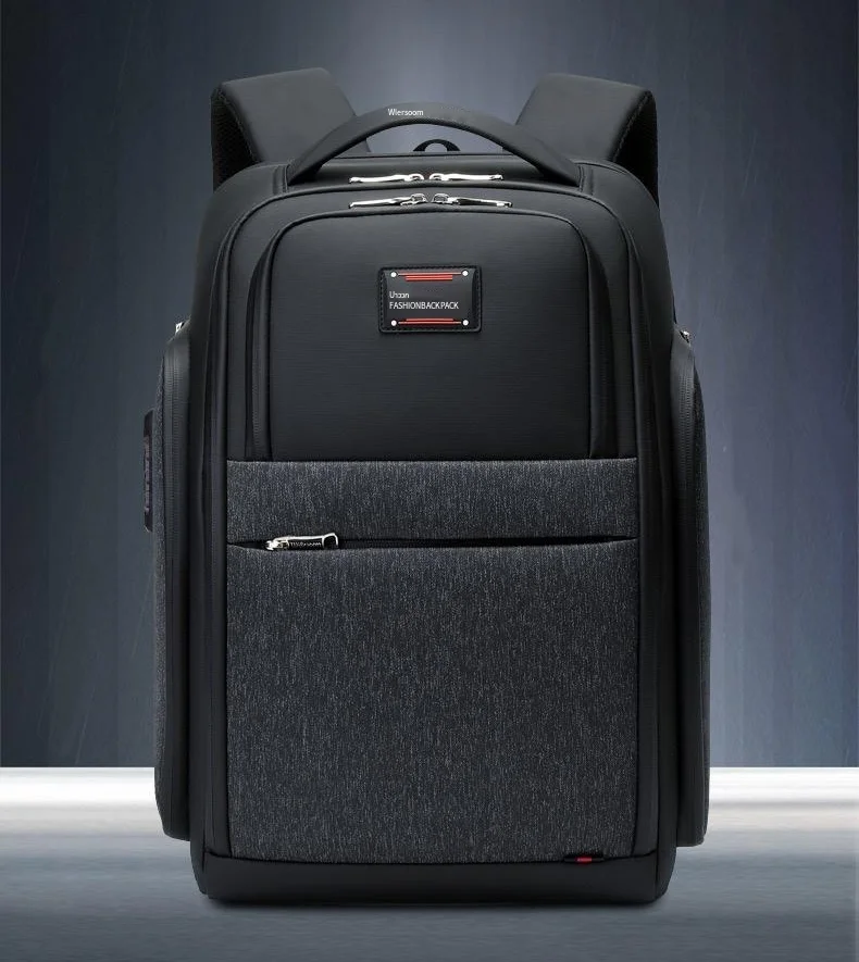 Wiersoon Anti-Theft Business Travel Laptop Backpack with USB Charging Port, Waterproof Large Capacity Security Bag