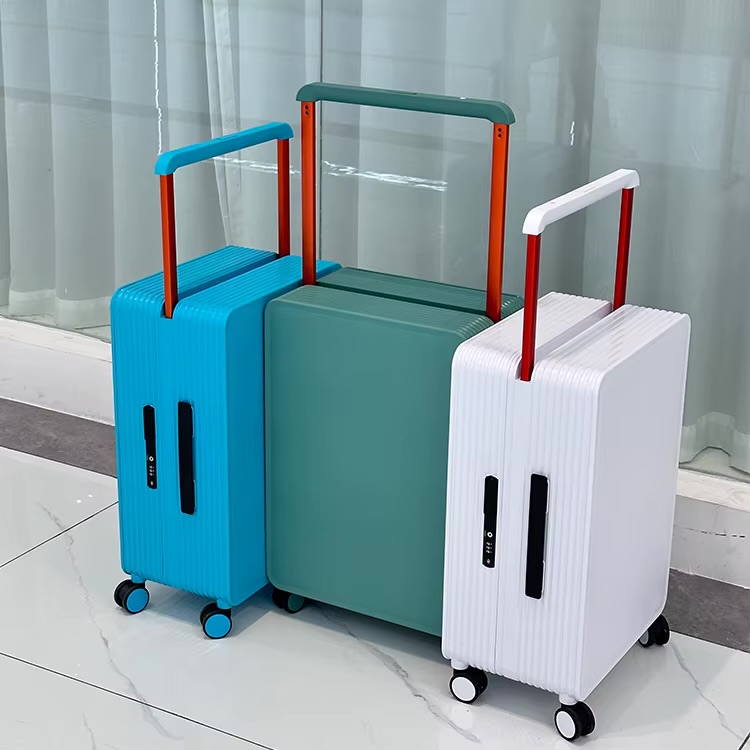 Wide Handle PC Hard Case Luggage – Durable Travel Trolley Suitcase