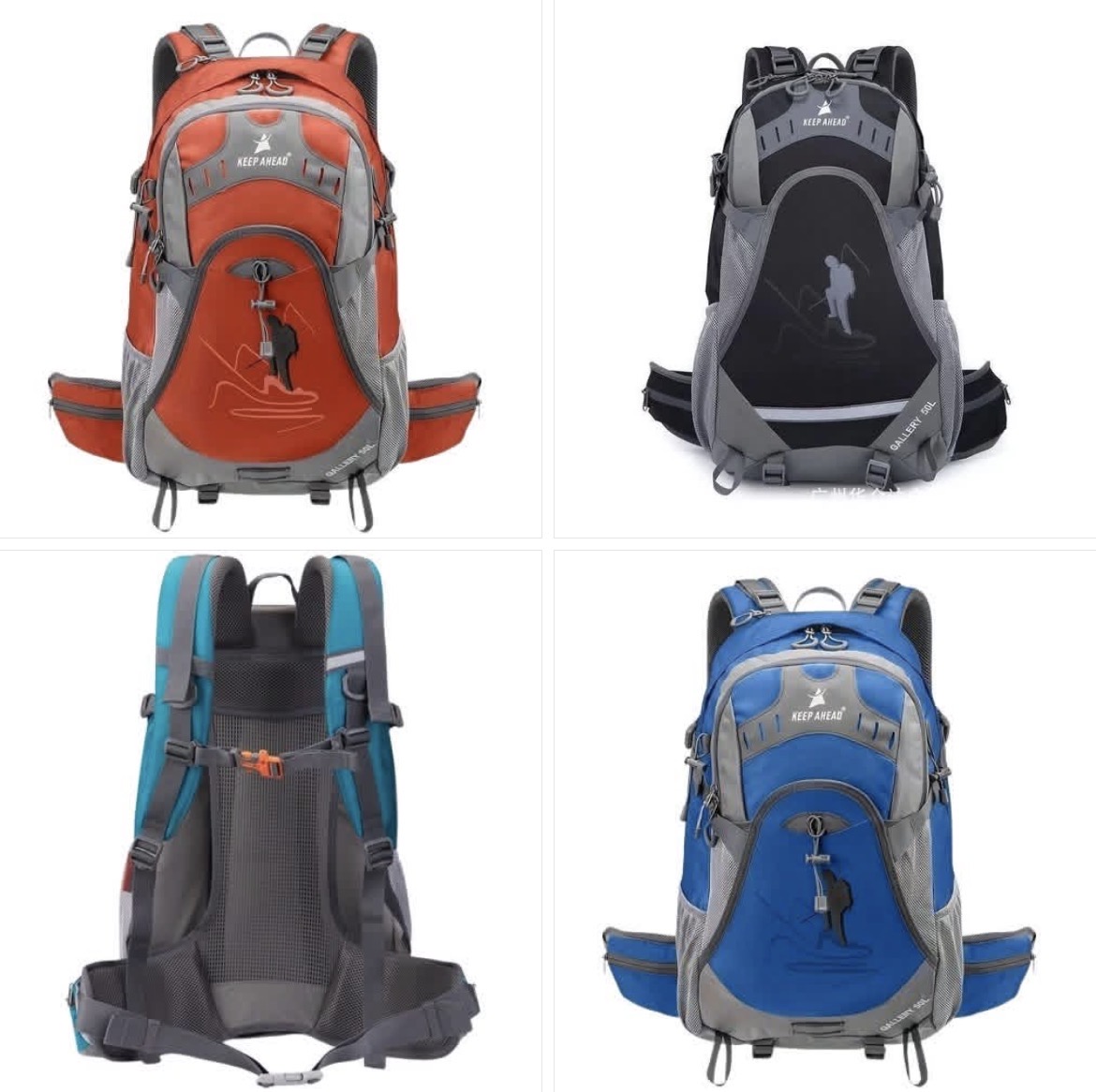 Keep AHEAD Hiking Backpack | Men’s Outdoor Camping & Travel Bag