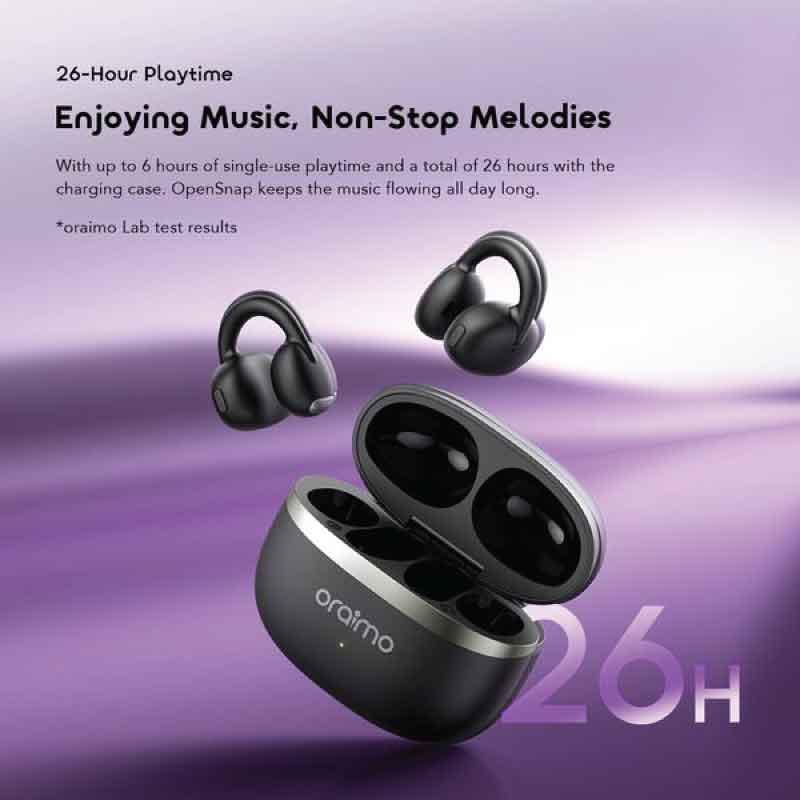 oraimo OpenSnap Clip-On True Wireless Earphones